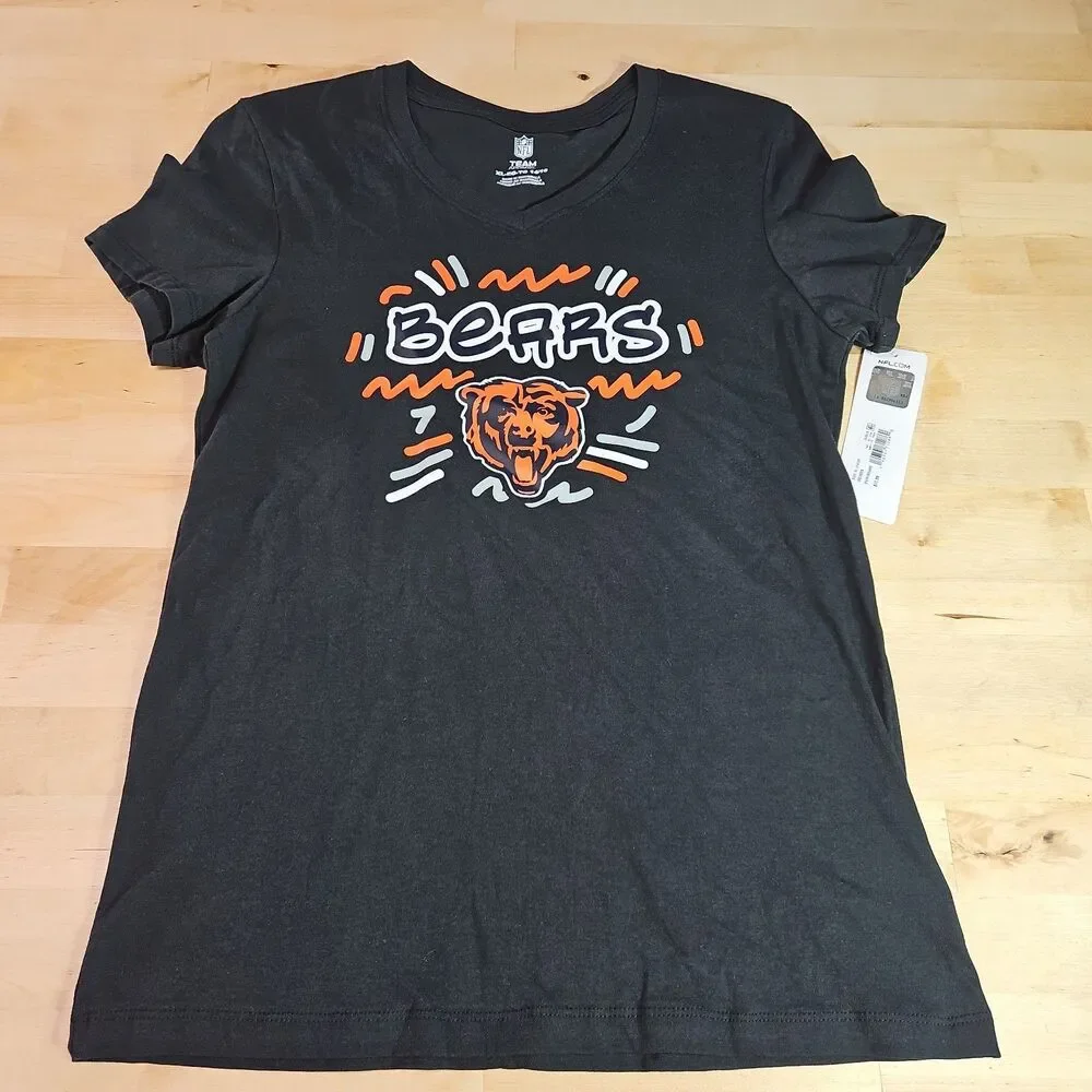Girl's XL 14/16 Short Sleeve T Shirt Chicago Bears